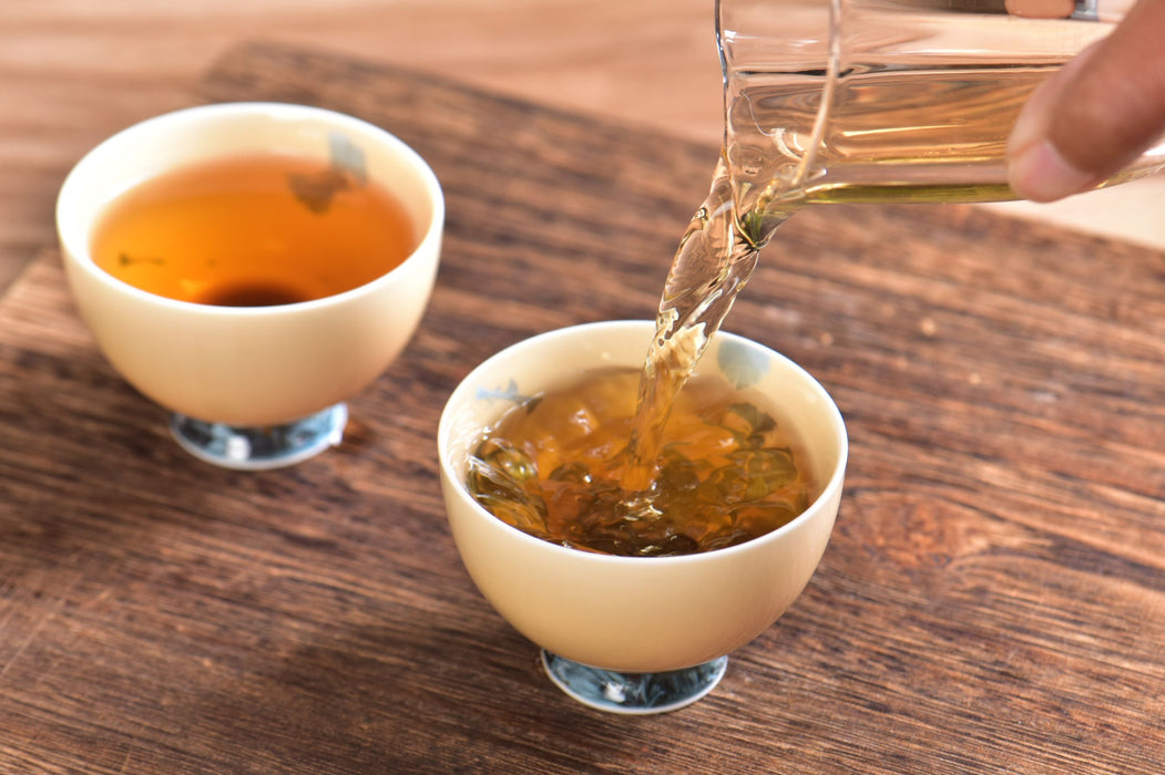 Crystalline Porcelain "Gingko Impressions" Tea Cup | Yunnan Sourcing Tea Shop