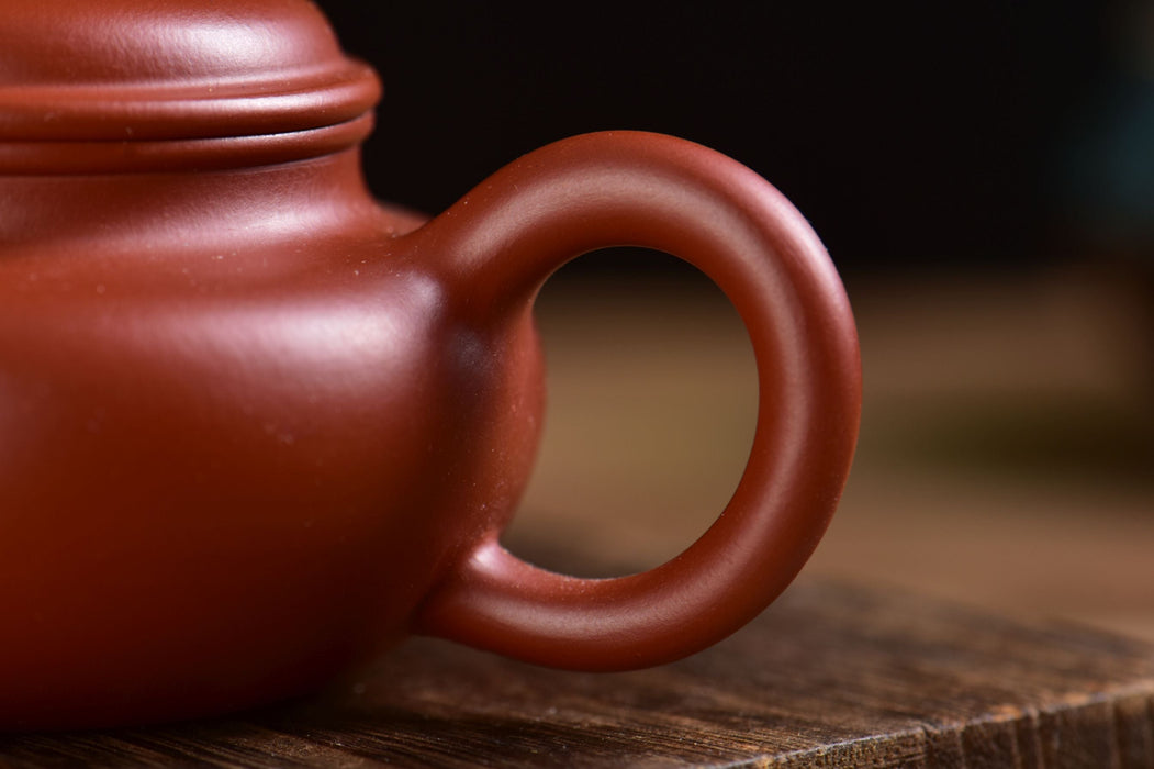 Da Hong Pao Clay "Fang Gu" Yixing Teapot 95ml | Yunnan Sourcing Tea Shop