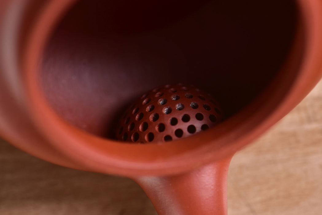 Da Hong Pao Clay "Fang Gu" Yixing Teapot 95ml | Yunnan Sourcing Tea Shop