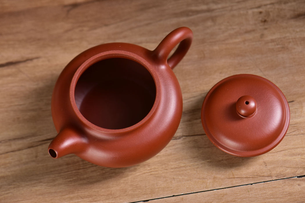 Da Hong Pao Clay "Fang Gu" Yixing Teapot 95ml | Yunnan Sourcing Tea Shop
