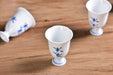 Blue Orchid Pedestal Jingdezhen Porcelain Teapot and Cups Set | Yunnan Sourcing Tea Shop