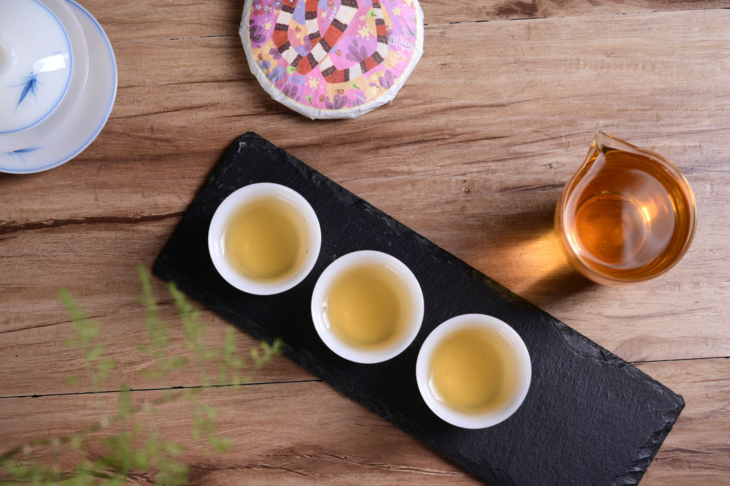 2025 Yunnan Sourcing "Yi Wu Villages" Raw Pu-erh Tea 7 Cake Set | Yunnan Sourcing Tea Shop