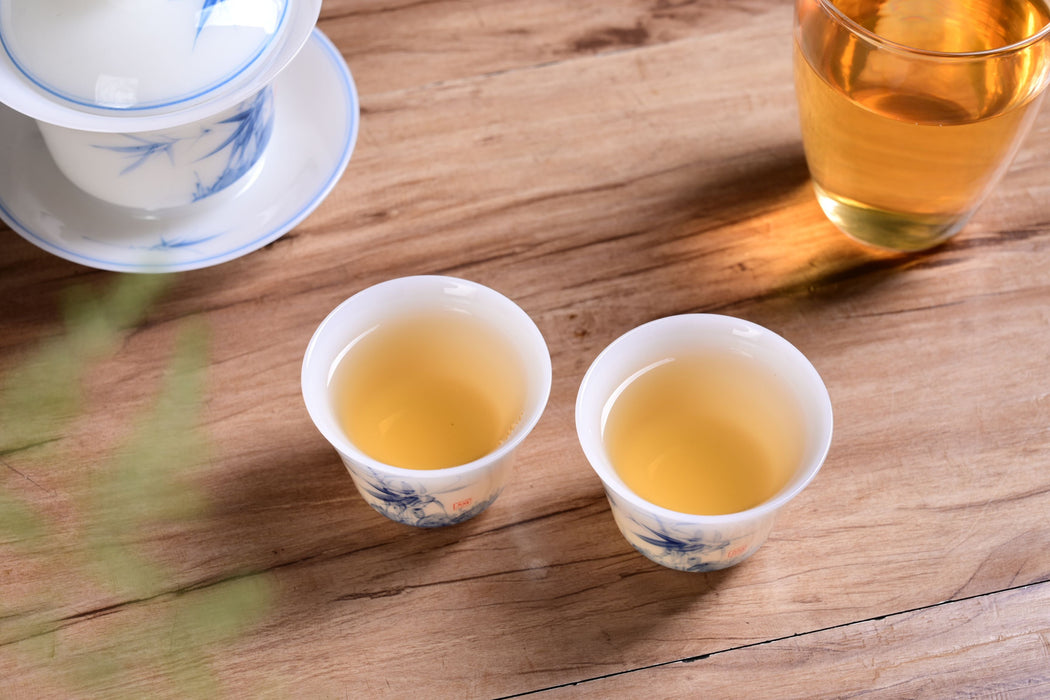 Ice Jade Porcelain “Bamboo Serenity” Tea Set | Yunnan Sourcing Tea Shop