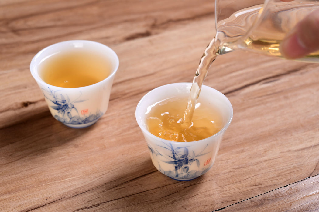 Ice Jade Porcelain “Bamboo Serenity” Tea Set | Yunnan Sourcing Tea Shop