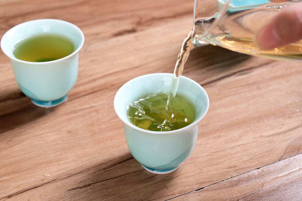 Ice-Blue Snowflake Crystalline Glazed Porcelain Tea Cup | Yunnan Sourcing Tea Shop