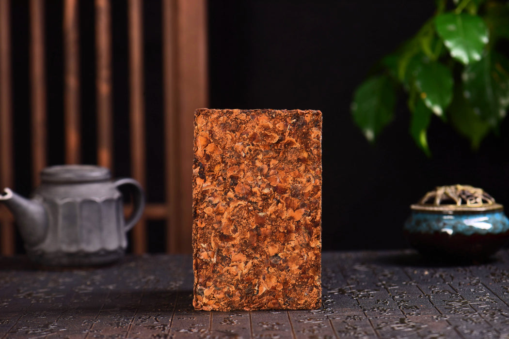 Old Tree "Aged Cha Hua" Tea Flowers Brick | Yunnan Sourcing Tea Shop
