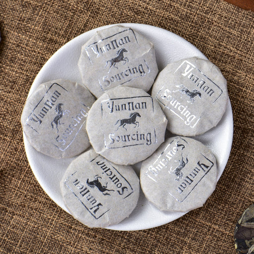 2026 Yunnan Sourcing "Silver Horse" White Tea Mini Cakes | Yunnan Sourcing Tea Shop