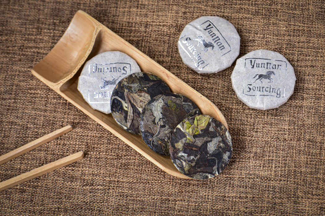 2026 Yunnan Sourcing "Silver Horse" White Tea Mini Cakes
