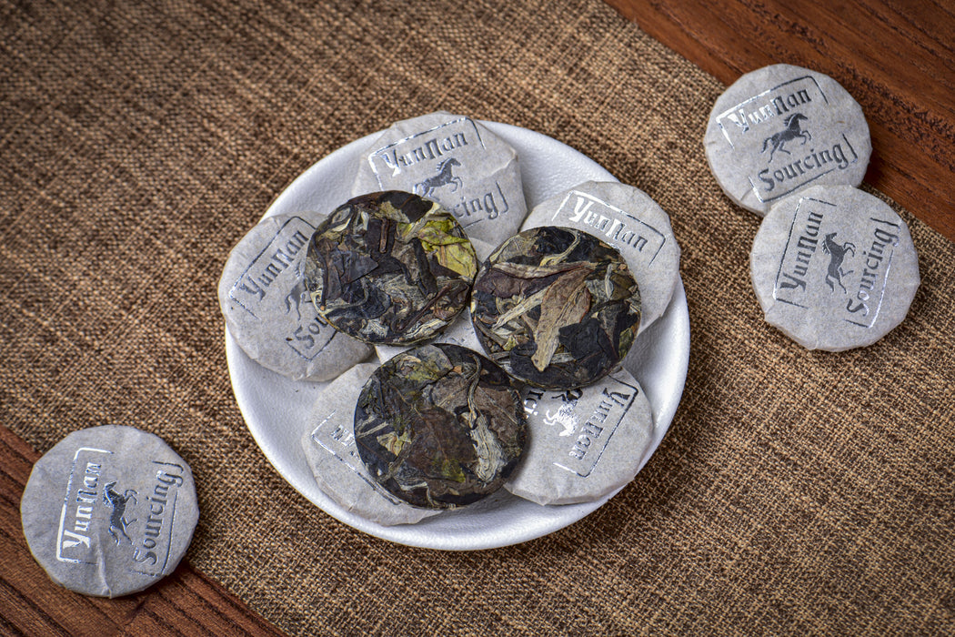 2026 Yunnan Sourcing "Silver Horse" White Tea Mini Cakes