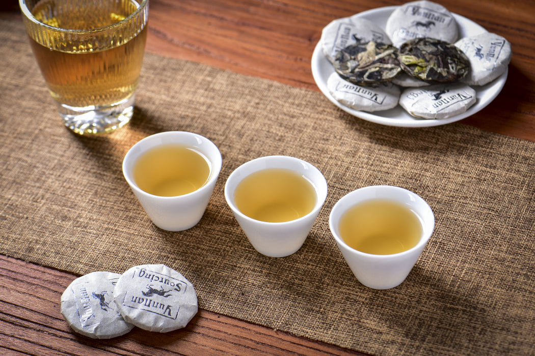 2026 Yunnan Sourcing "Silver Horse" White Tea Mini Cakes