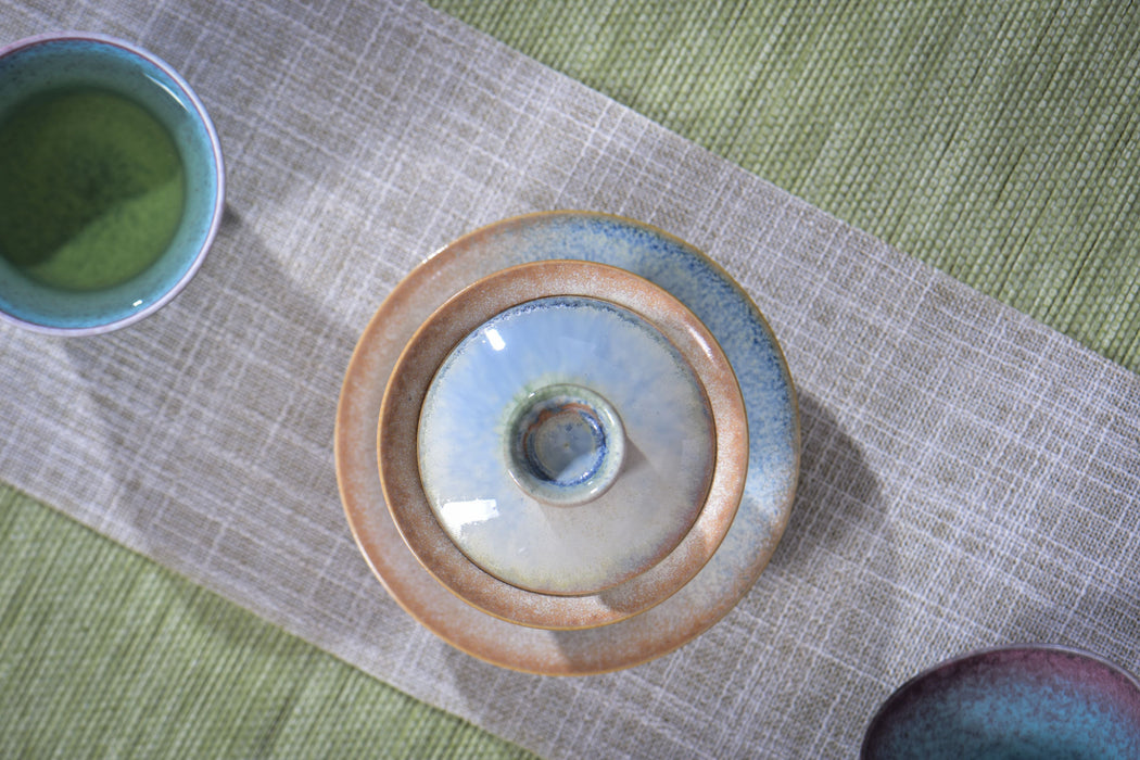 “Dawn Mist” Jingdezhen Wood-Fired Porcelain Gaiwan | Yunnan Sourcing Tea Shop