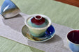 "Crimson Pool" Multi-Color Wood-Fired Kiln Glaze Gaiwan and Cups | Yunnan Sourcing Tea Shop