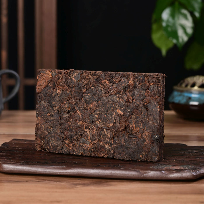 2025 Yunnan Sourcing "Menghai Snake Lao Cha Tou Brick" Ripe Pu-erh Tea | Yunnan Sourcing Tea Shop