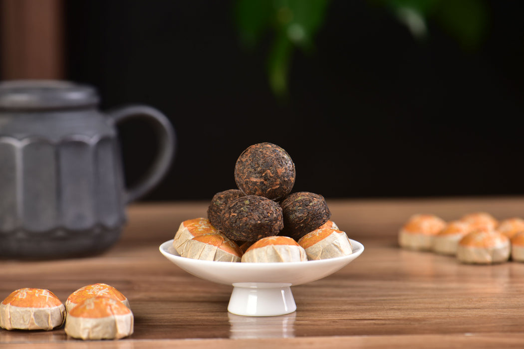 2012 Rice Scent Herb & Ripe Pu-erh Tea Mini Tuo | Yunnan Sourcing Tea Shop