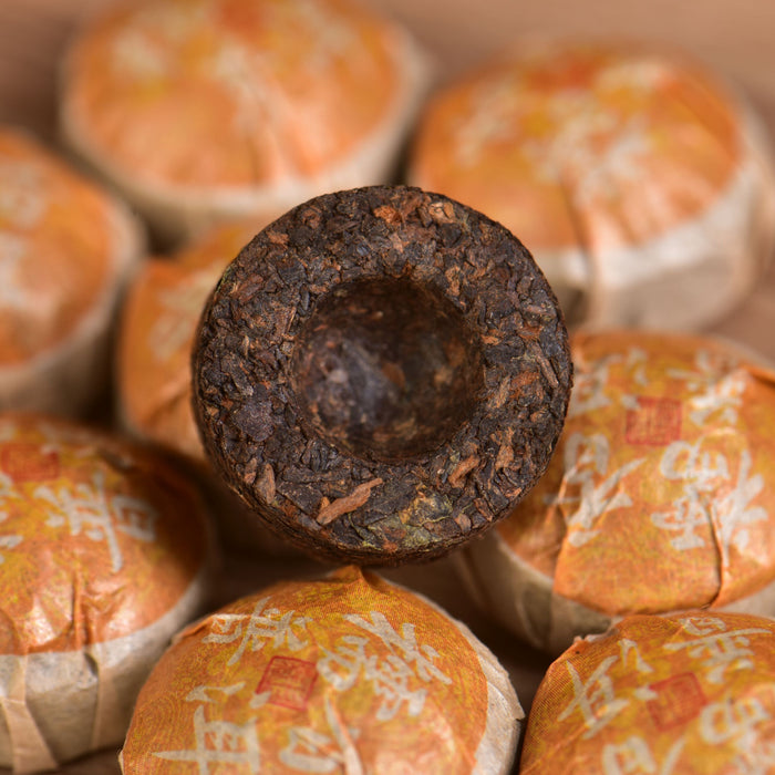 2012 Rice Scent Herb & Ripe Pu-erh Tea Mini Tuo | Yunnan Sourcing Tea Shop