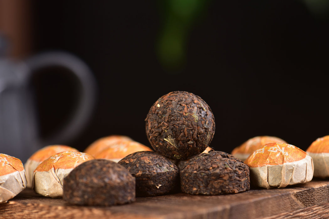 2012 Rice Scent Herb & Ripe Pu-erh Tea Mini Tuo | Yunnan Sourcing Tea Shop