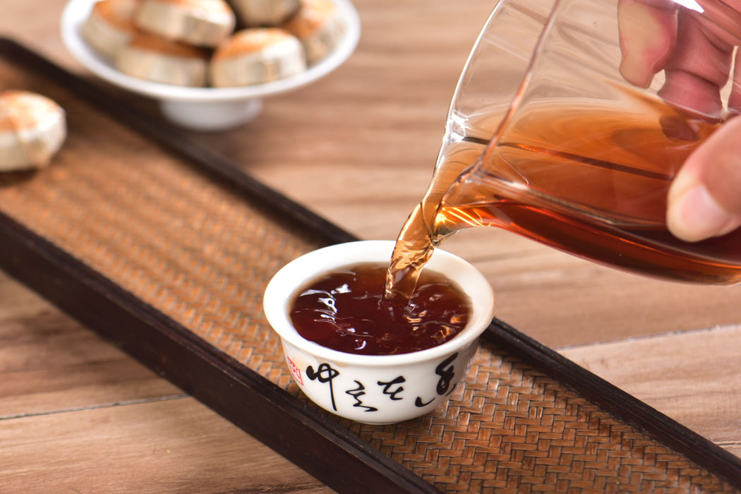 2012 Rice Scent Herb & Ripe Pu-erh Tea Mini Tuo | Yunnan Sourcing Tea Shop