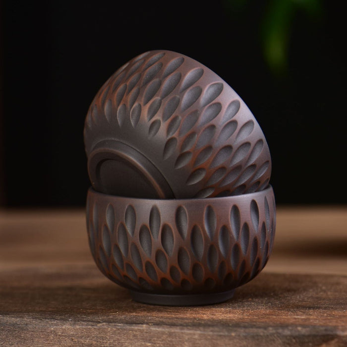 Jian Shui Clay "Cut Out" Dragon Kiln Style Cup | Yunnan Sourcing Tea Shop