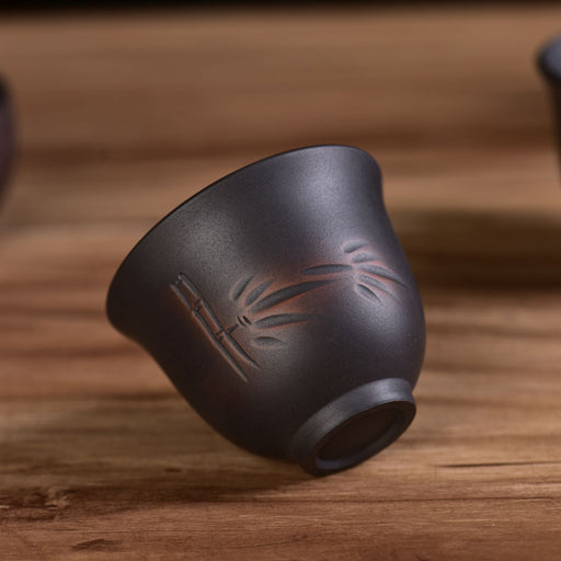 Jian Shui Clay "Bamboo" Dragon Kiln Style Cup | Yunnan Sourcing Tea Shop