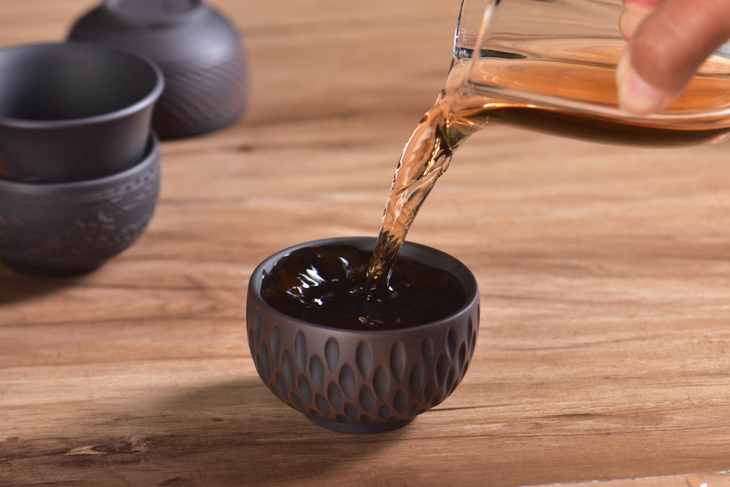 Jian Shui Clay "Cut Out" Dragon Kiln Style Cup | Yunnan Sourcing Tea Shop