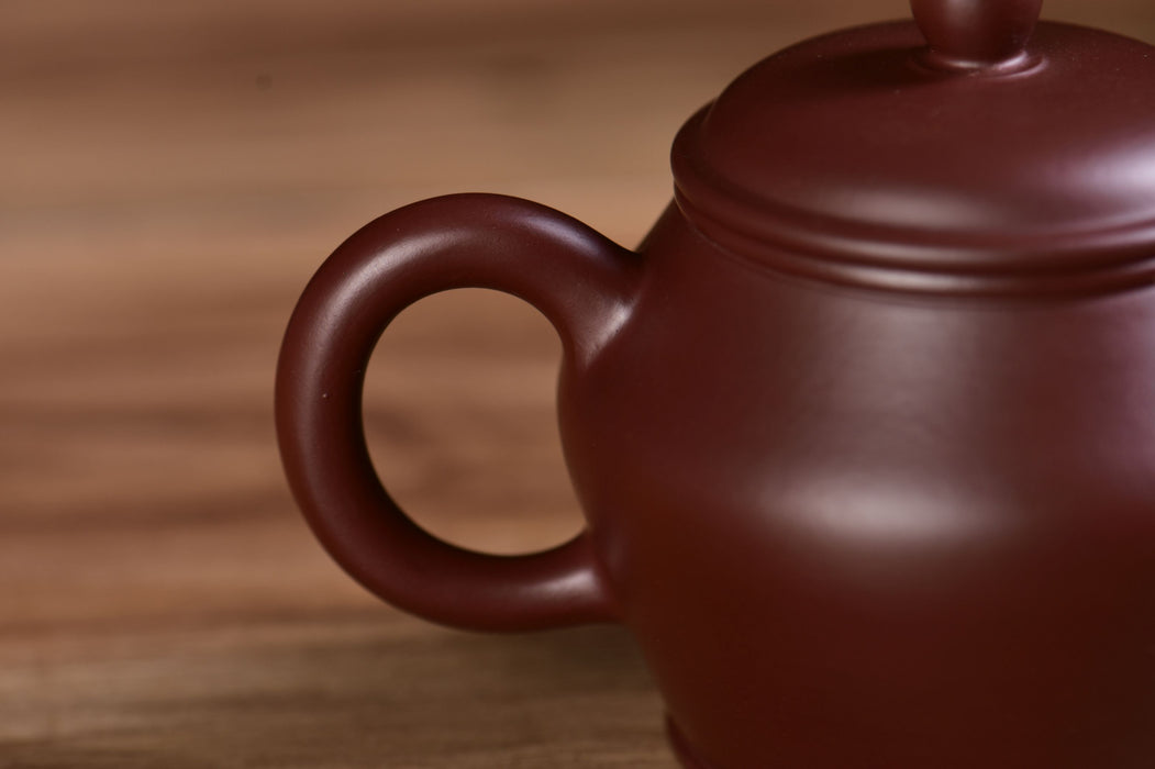 Purple Zhu Ni "Pear-Shaped" Yixing Teapot by Jin Jia Qi | Yunnan Sourcing Tea Shop