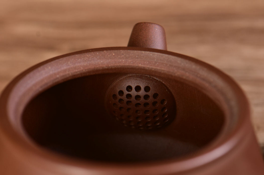 Wenge Ni "Flat Round" Yixing Teapot by Jin Jia Qi | Yunnan Sourcing Tea Shop