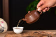 Wenge Ni "Flat Round" Yixing Teapot by Jin Jia Qi | Yunnan Sourcing Tea Shop