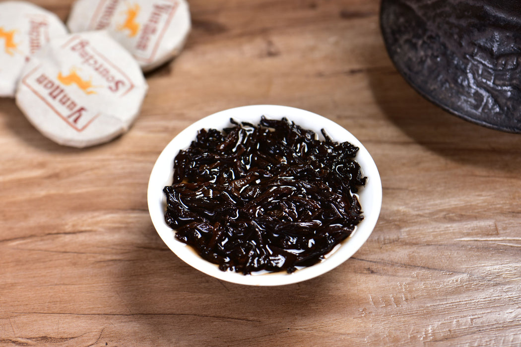 2026 Yunnan Sourcing "Year of the Horse" Ripe Pu-erh Tea Mini Cake | Yunnan Sourcing Tea Shop