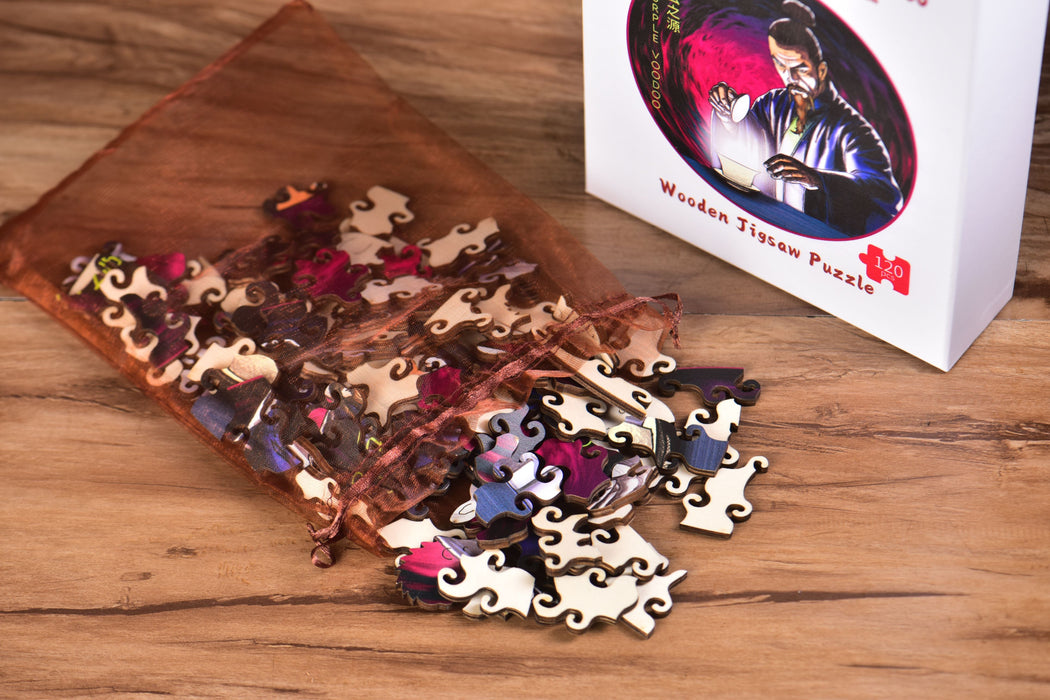 2025 Purple Voodoo Wooden Jigsaw Puzzle | Yunnan Sourcing Tea Shop
