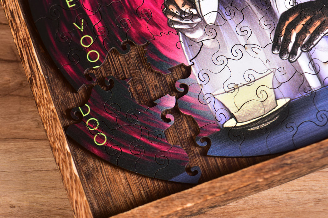2025 Purple Voodoo Wooden Jigsaw Puzzle | Yunnan Sourcing Tea Shop