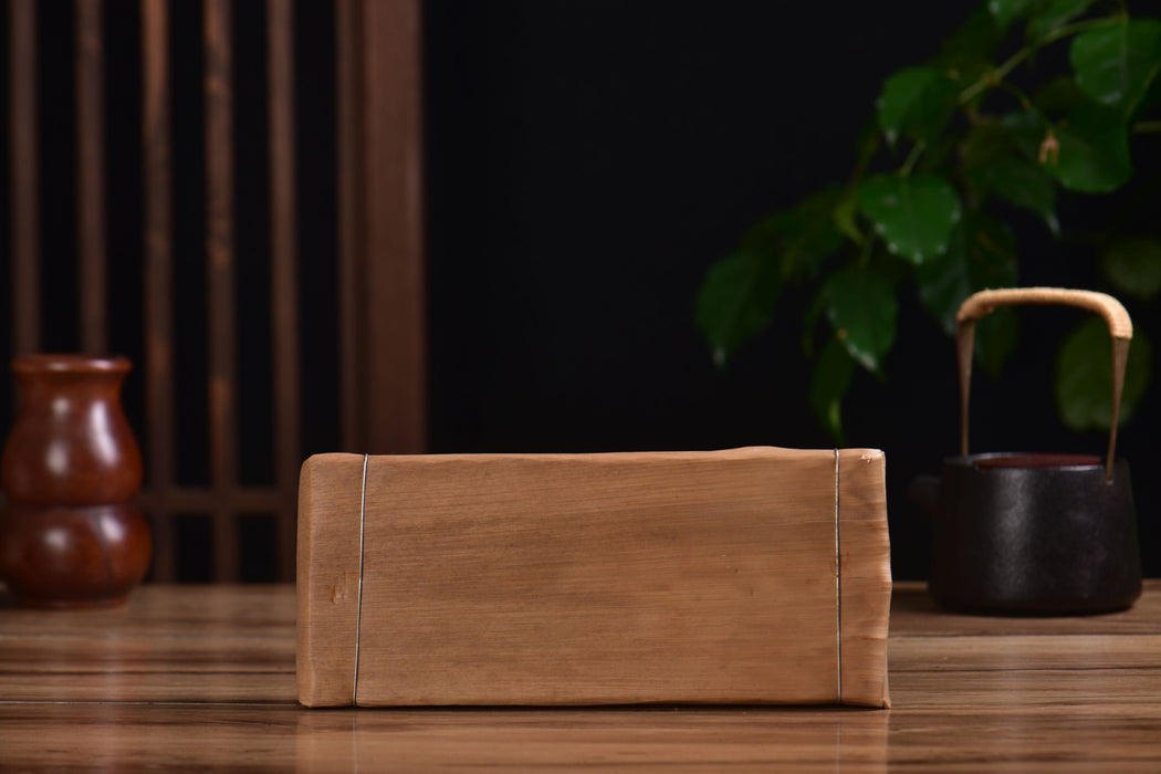 2009 Jinggu "Bamboo-Wrapped Long Brick" Ripe Pu-erh Tea | Yunnan Sourcing Tea Shop