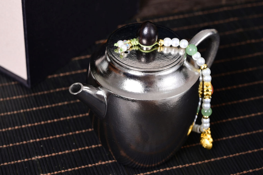 Titanium Pear-Shaped Teapot for Gong Fu Tea Brewing | Yunnan Sourcing Tea Shop