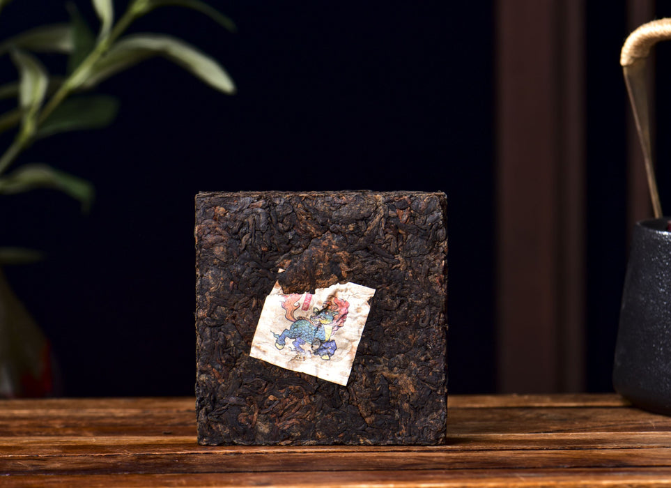 2026 Yunnan Sourcing "Horse Lao Cha Tou Brick" Ripe Pu-erh Tea