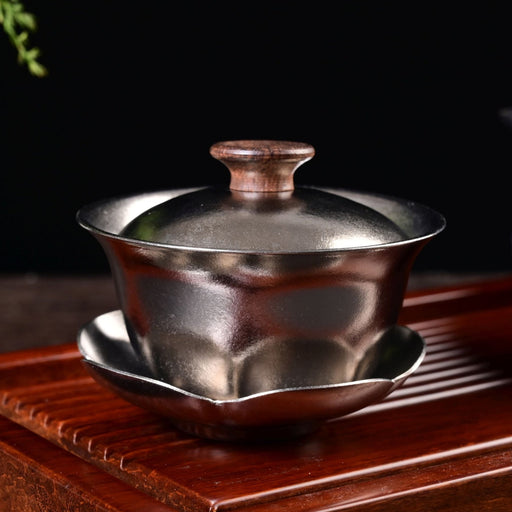Titanium Double-Walled Gaiwan for Gong Fu Tea Brewing | Yunnan Sourcing Tea Shop