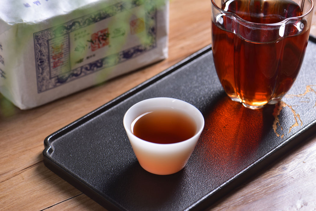 2016 Cha Yu Lin "Fu Rong Mountain" Fu Brick Tea | Yunnan Sourcing Tea Shop