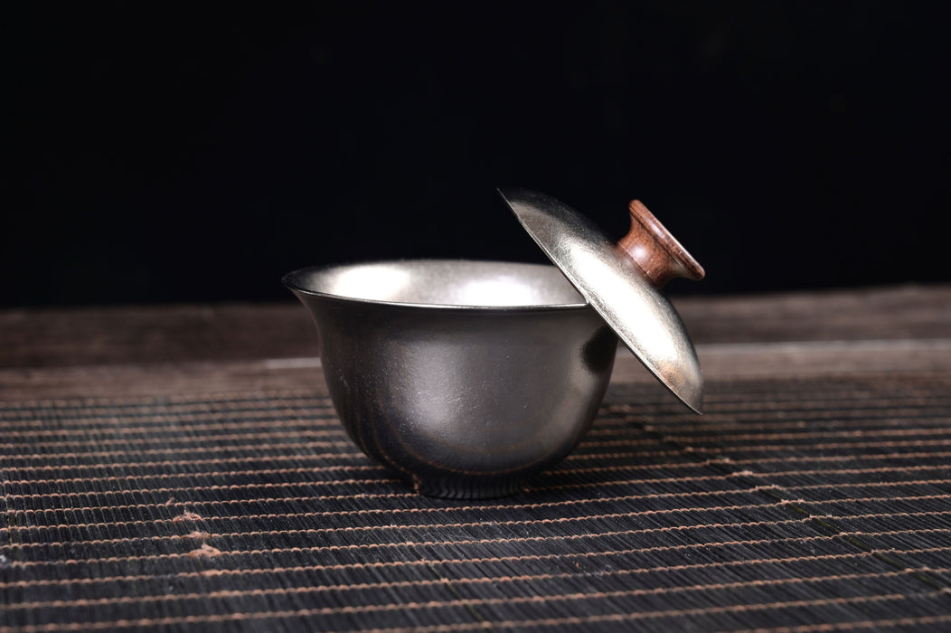 Titanium Double-Walled Gaiwan for Gong Fu Tea Brewing | Yunnan Sourcing Tea Shop