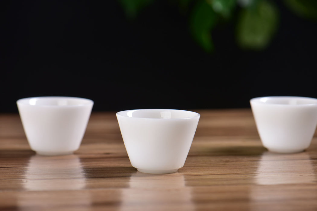 Ice Jade Porcelain Easy Gaiwan and Cups Tea Set | Yunnan Sourcing Tea Shop