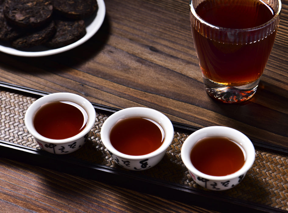 Ripe Pu-erh Tea with Coffee Beans Mini Cakes