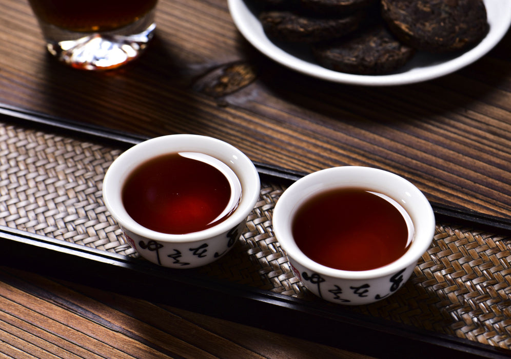 Ripe Pu-erh Tea with Coffee Beans Mini Cakes