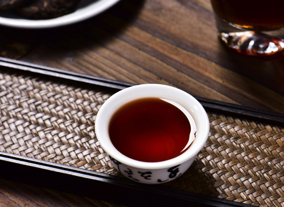 Ripe Pu-erh Tea with Coffee Beans Mini Cakes