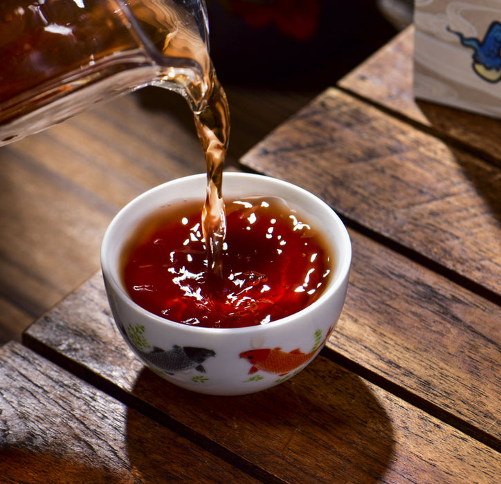 2026 Yunnan Sourcing "Horse Lao Cha Tou Brick" Ripe Pu-erh Tea