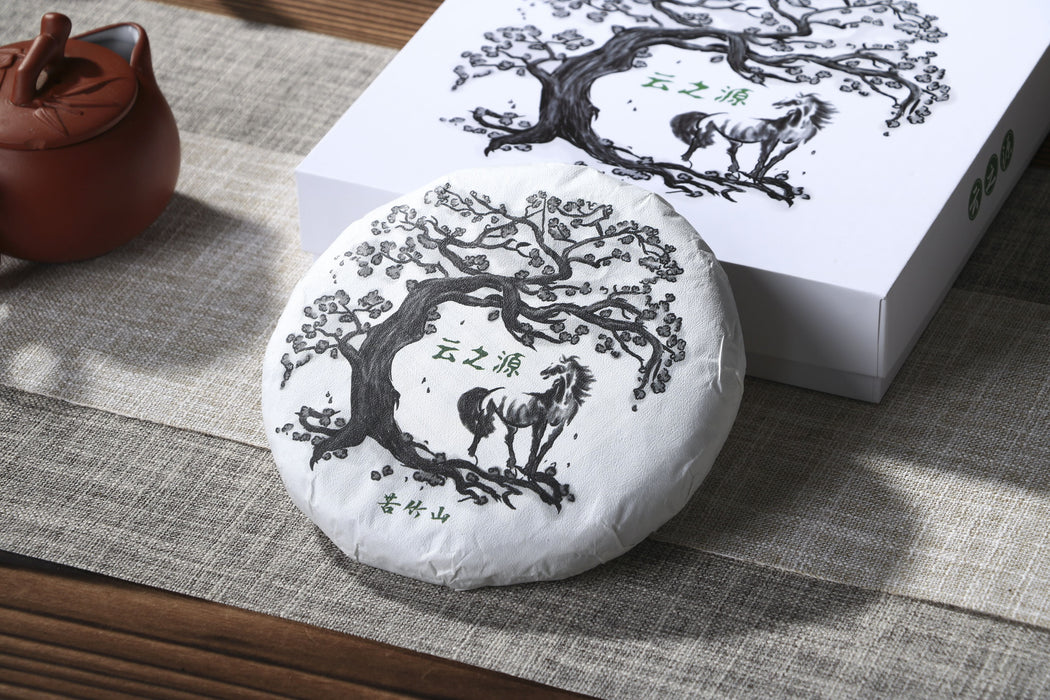2026 Yunnan Sourcing "Ku Zhu Shan" Raw Pu-erh Tea Cake