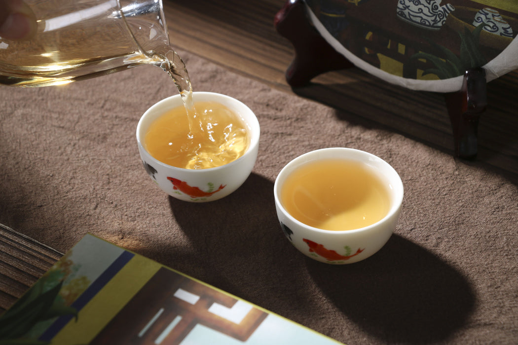 2026 Yunnan Sourcing "Jiu Tai Po Bai Cha" Old Arbor White Tea Cake