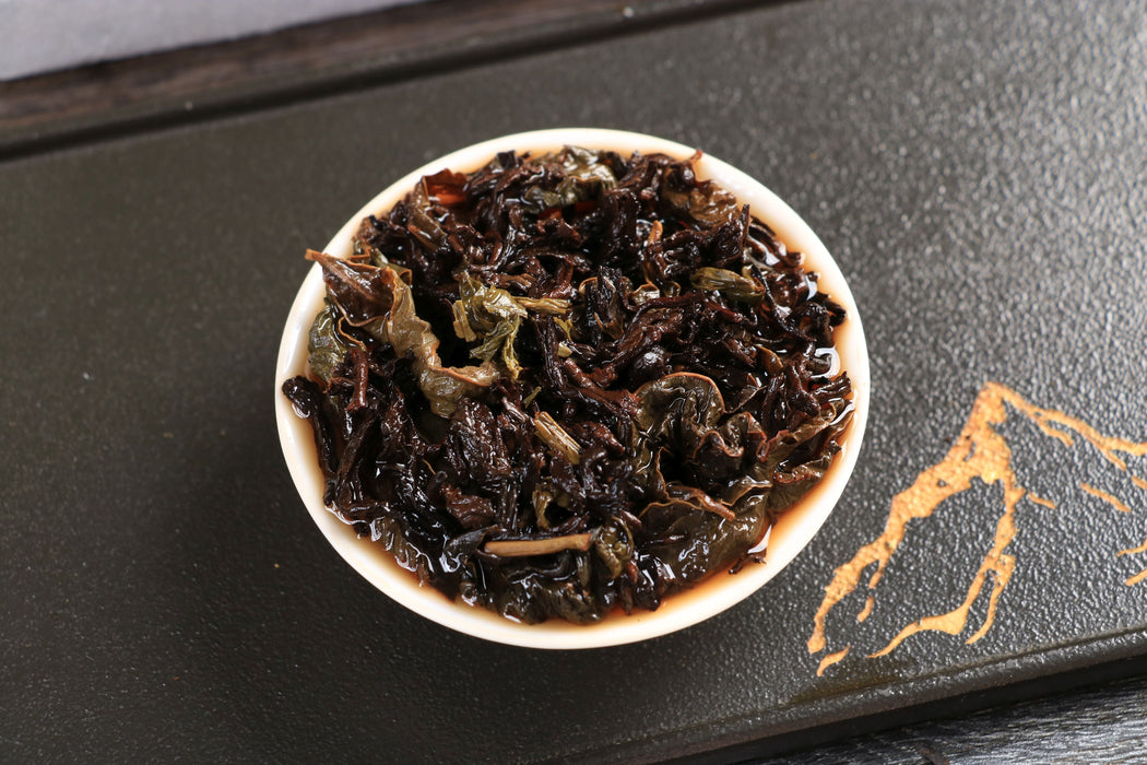 2026 Yunnan Sourcing "Black Tortoise" Agarwood Leaf & Ripe Pu-erh Tea Cake | Yunnan Sourcing Tea Shop