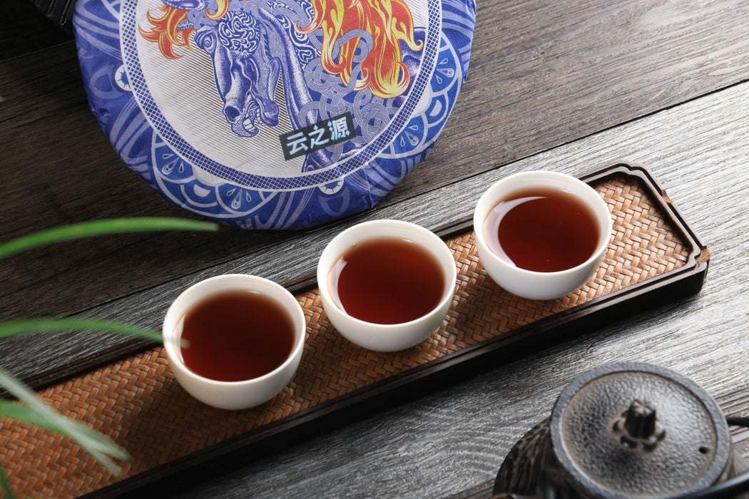 2026 Yunnan Sourcing "Lao Man'e Old Tree" Ripe Pu-erh Tea Cake | Yunnan Sourcing Tea Shop