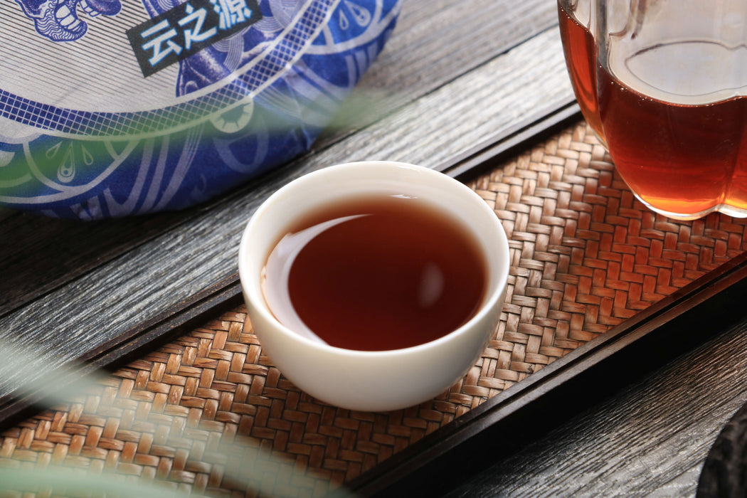 2026 Yunnan Sourcing "Lao Man'e Old Tree" Ripe Pu-erh Tea Cake | Yunnan Sourcing Tea Shop