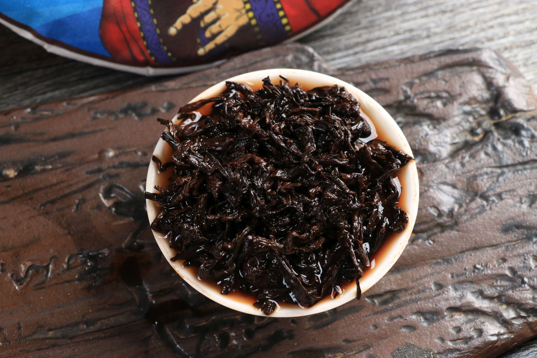 2026 Yunnan Sourcing "Ba Wang" Ripe Pu-erh Tea Cake | Yunnan Sourcing Tea Shop