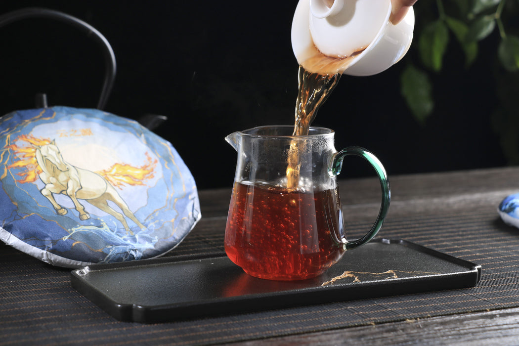 2026 Yunnan Sourcing "Fire Horse" Ripe Pu-erh Tea Cake