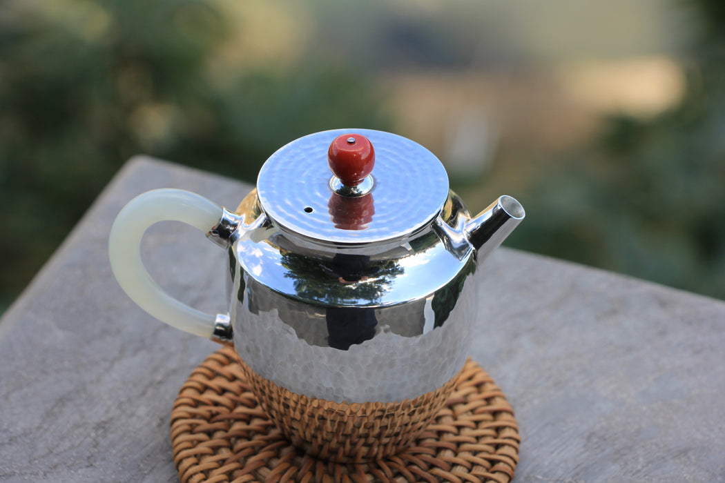 Pure Silver 999 "Ju Lun Zhu" Teapot * 125ml