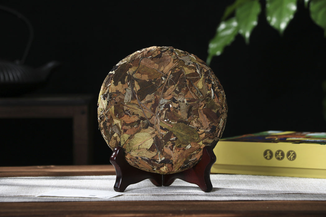 2026 Yunnan Sourcing "Jiu Tai Po Bai Cha" Old Arbor White Tea Cake